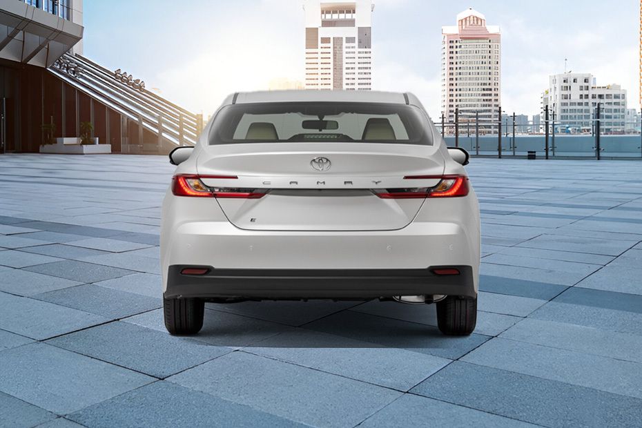 Full Rear View of Toyota Camry Full Rear View of Toyota Camry