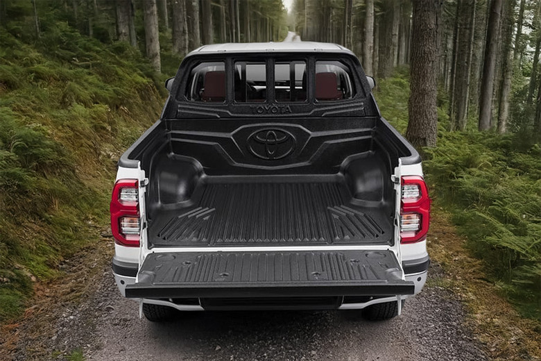 Full Rear View of Toyota Hilux