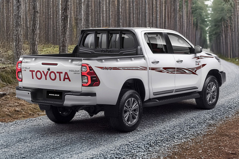Hilux Rear angle view