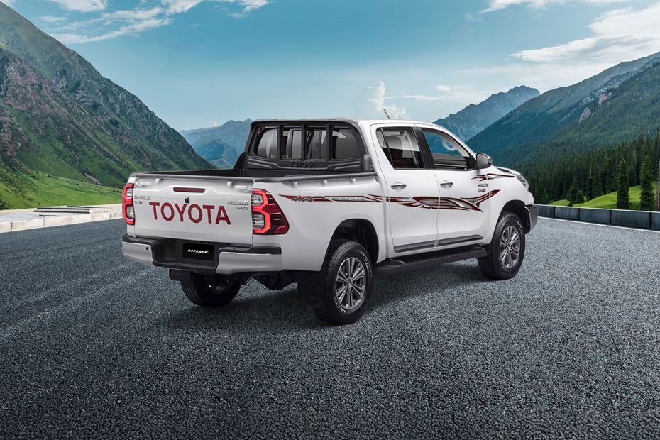 Hilux Rear angle view Hilux Rear angle view
