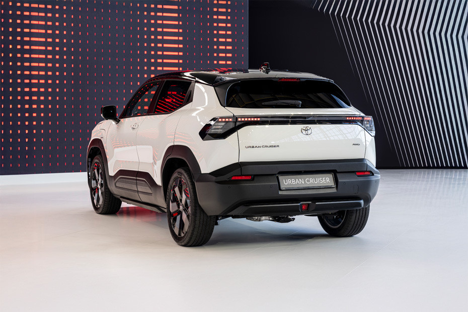 Rear Cross Side View of Toyota Urban Cruiser 2026 Rear Cross Side View of Toyota Urban Cruiser 2026
