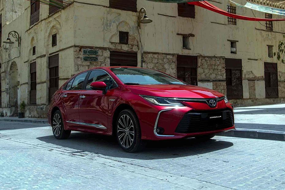 تويوتا كورولا Front Cross Side View تويوتا كورولا Front Cross Side View