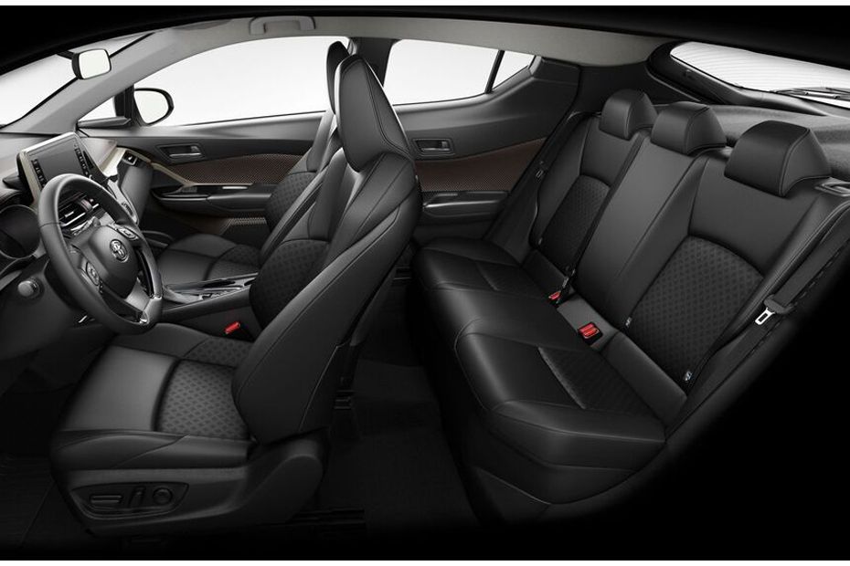 Rear Cross View of Toyota C-HR HEV (2020-2022)