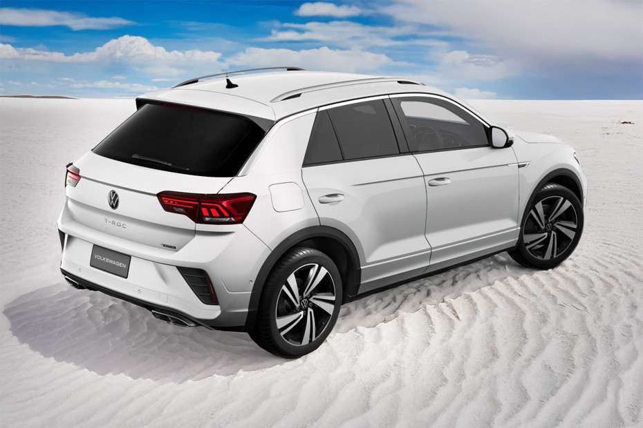 T Roc Rear angle view T Roc Rear angle view