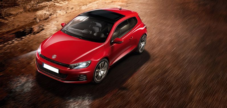 Volkswagen Scirocco Front Angle High View Volkswagen Scirocco Front Angle High View