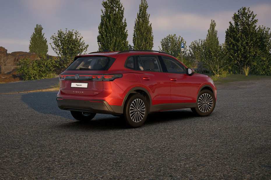 Tiguan Rear angle view Tiguan Rear angle view