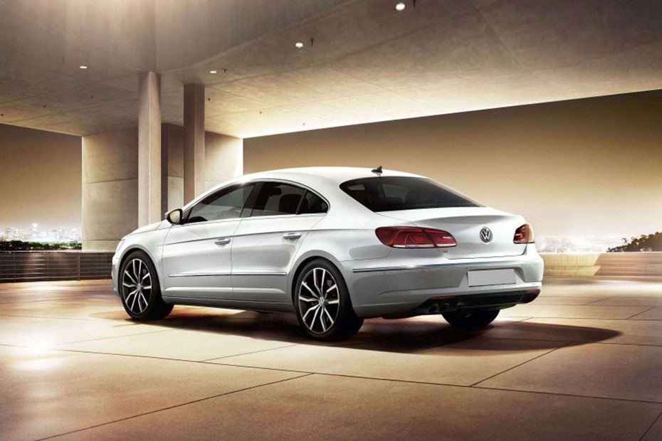 Rear Cross Side View of Volkswagen CC Rear Cross Side View of Volkswagen CC