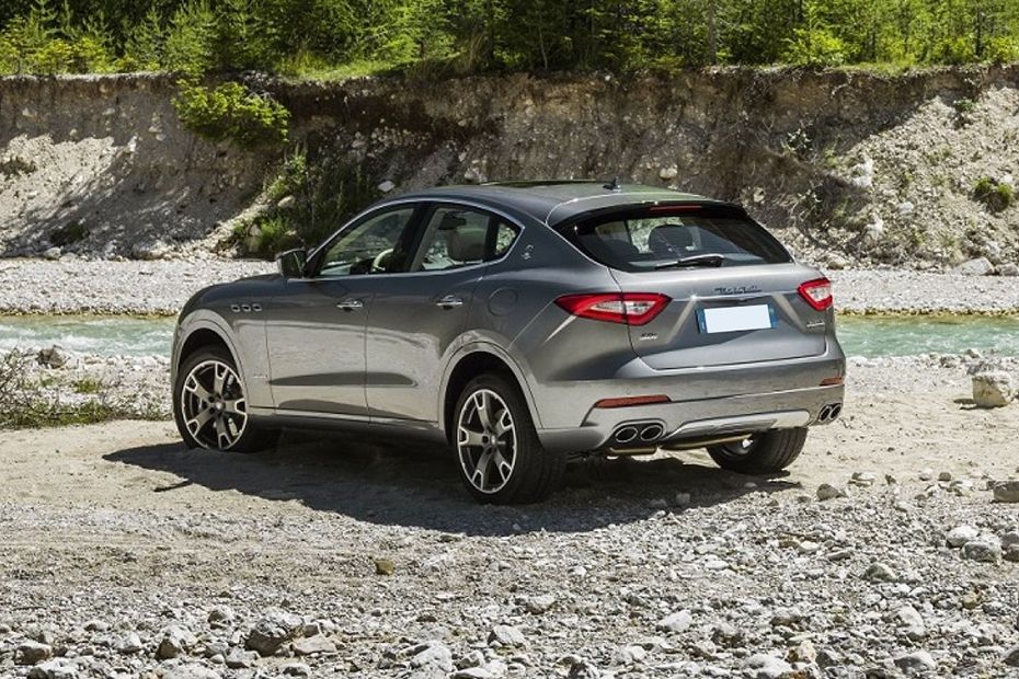 Rear Cross Side View of Maserati Levante Rear Cross Side View of Maserati Levante