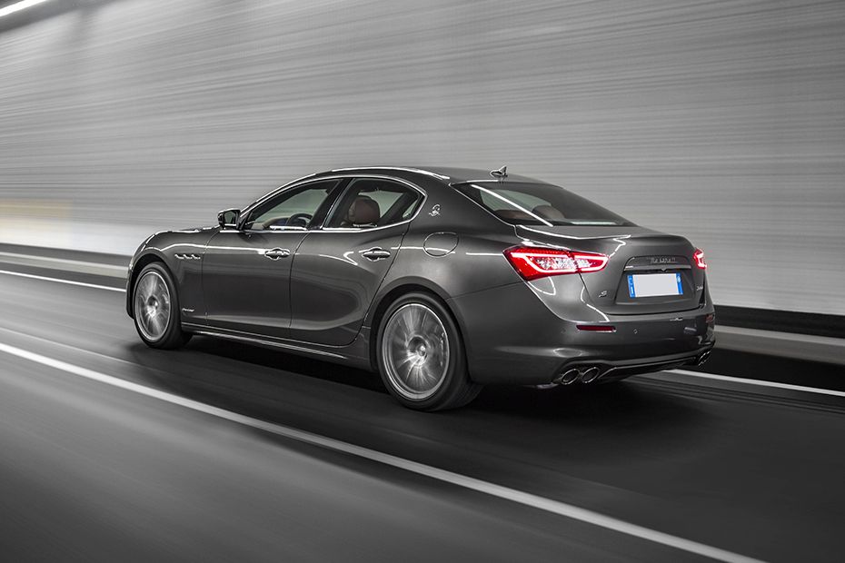 Rear Cross Side View of Maserati Ghibli Rear Cross Side View of Maserati Ghibli