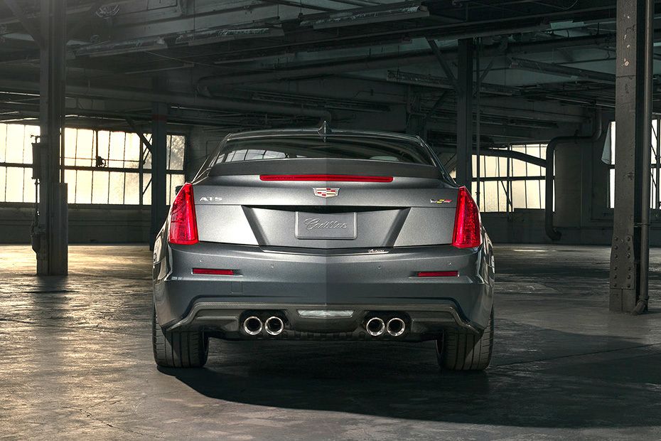 Full Rear View of Cadillac ATS-V COUPE Full Rear View of Cadillac ATS-V COUPE