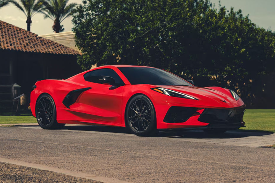 Chevrolet Corvette Front Cross Side View