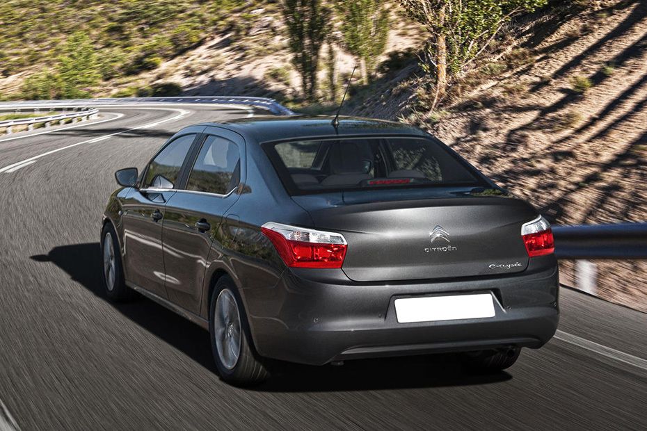 Rear Cross Side View of Citroen C-Elysee Rear Cross Side View of Citroen C-Elysee