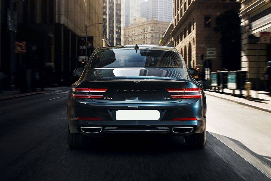 Full Rear View of Genesis G80 (2022-2023) Full Rear View of Genesis G80 (2022-2023)