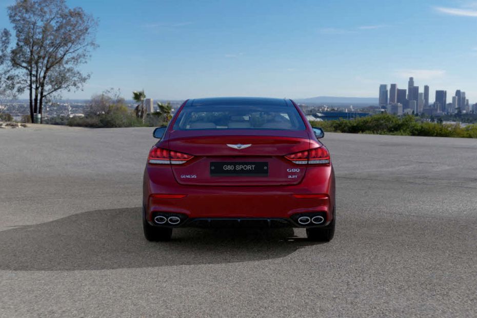 Full Rear View of جينيسيس G80 SPORT Full Rear View of جينيسيس G80 SPORT