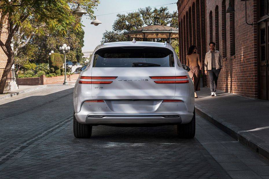 Full Rear View of Genesis EV GV 70 Full Rear View of Genesis EV GV 70