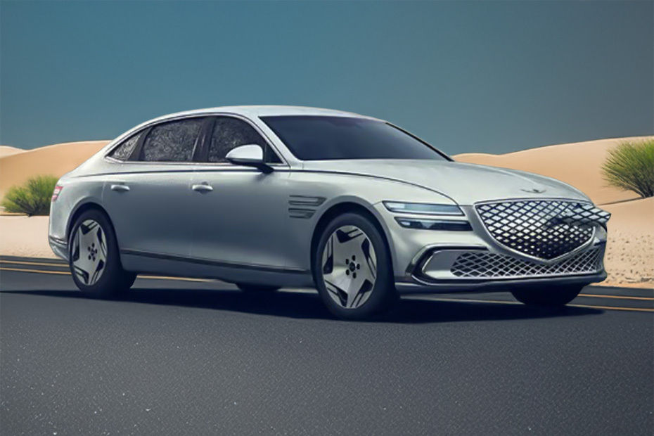 Genesis EV G 80 Front Cross Side View