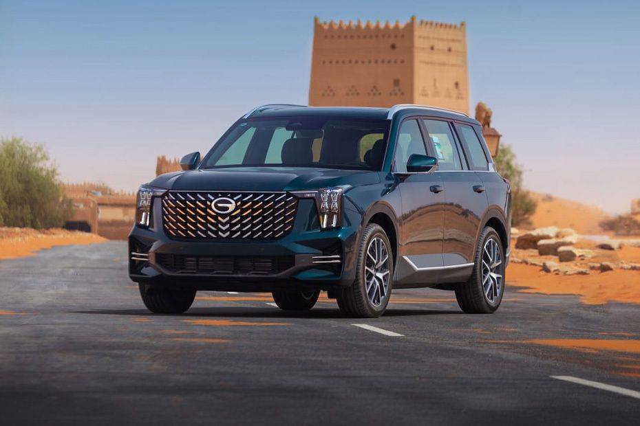 جي أي سي GS8 Front Cross Side View جي أي سي GS8 Front Cross Side View