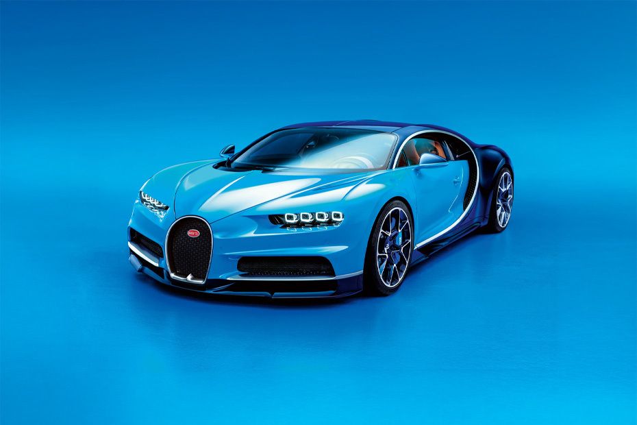Bugatti Chiron Front angle low view Bugatti Chiron Front angle low view