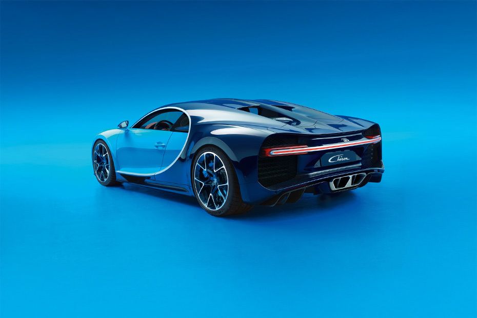 Rear Cross Side View of Bugatti Chiron Rear Cross Side View of Bugatti Chiron