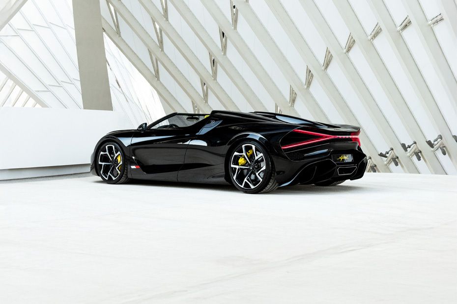Rear Cross Side View of Bugatti Mistral Rear Cross Side View of Bugatti Mistral