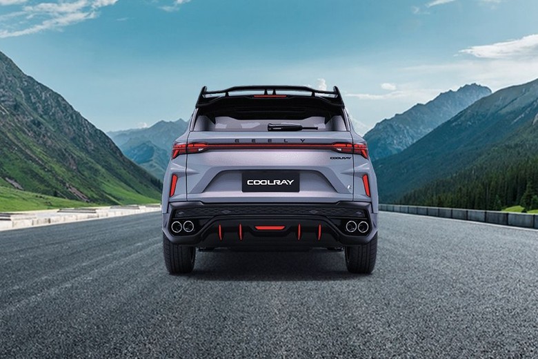 Full Rear View of Geely Coolray