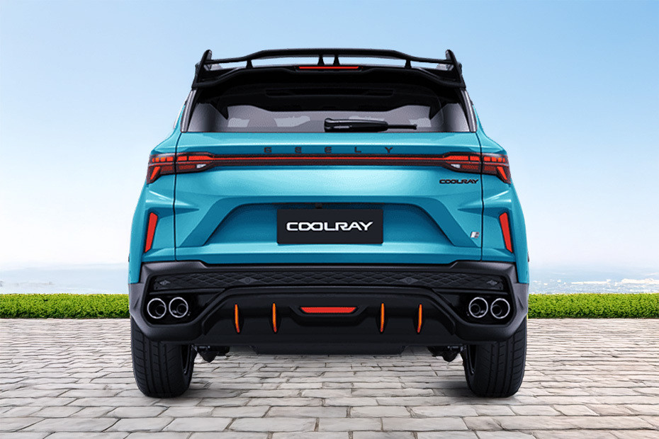 Full Rear View of Geely Coolray Full Rear View of Geely Coolray