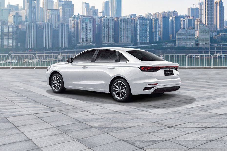 Rear Cross Side View of Geely Emgrand Rear Cross Side View of Geely Emgrand