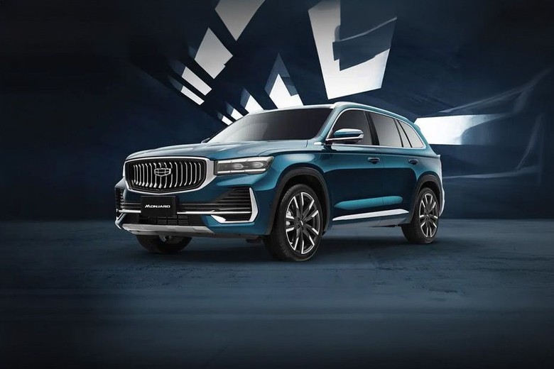 Geely  MONJARO Front angle low view