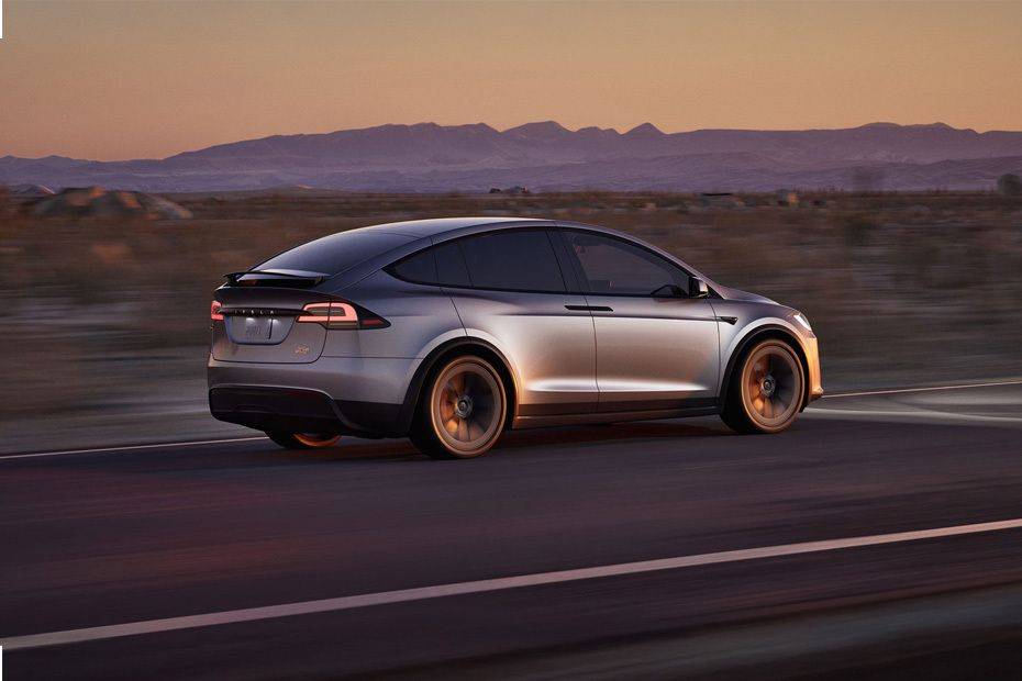 Model X Rear angle view Model X Rear angle view