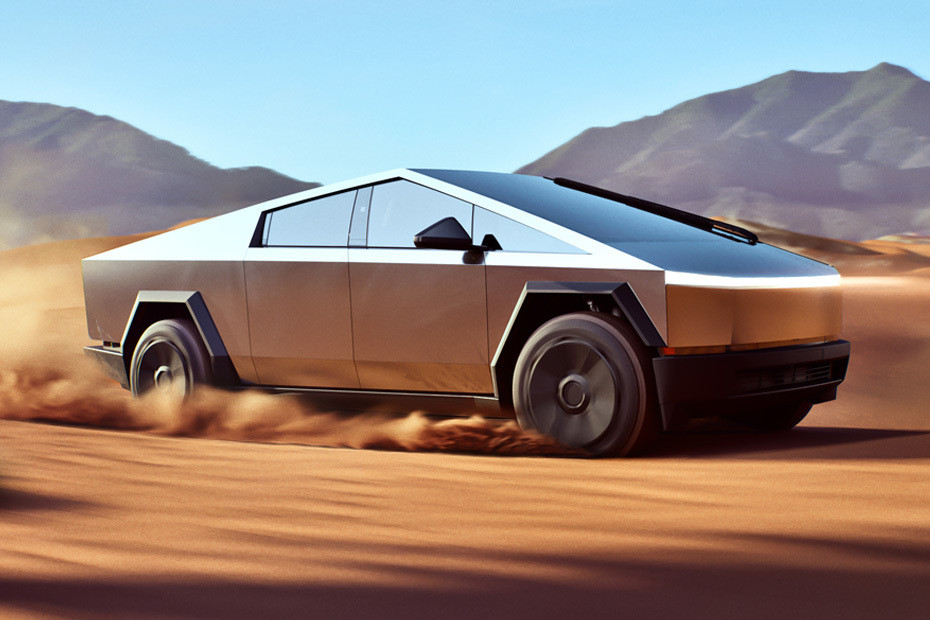 Tesla Cybertruck Front Cross Side View Tesla Cybertruck Front Cross Side View