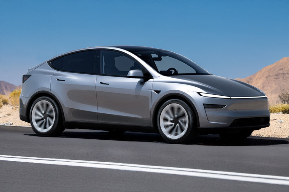 Tesla Model Y Front Cross Side View Tesla Model Y Front Cross Side View