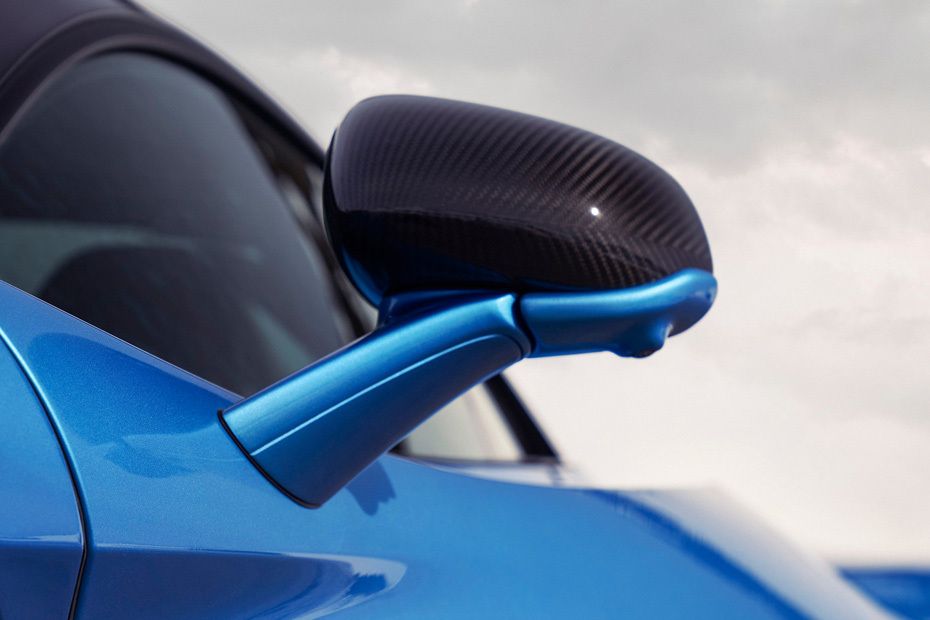 McLaren 750S Drivers Side Mirror Front Angle McLaren 750S Drivers Side Mirror Front Angle