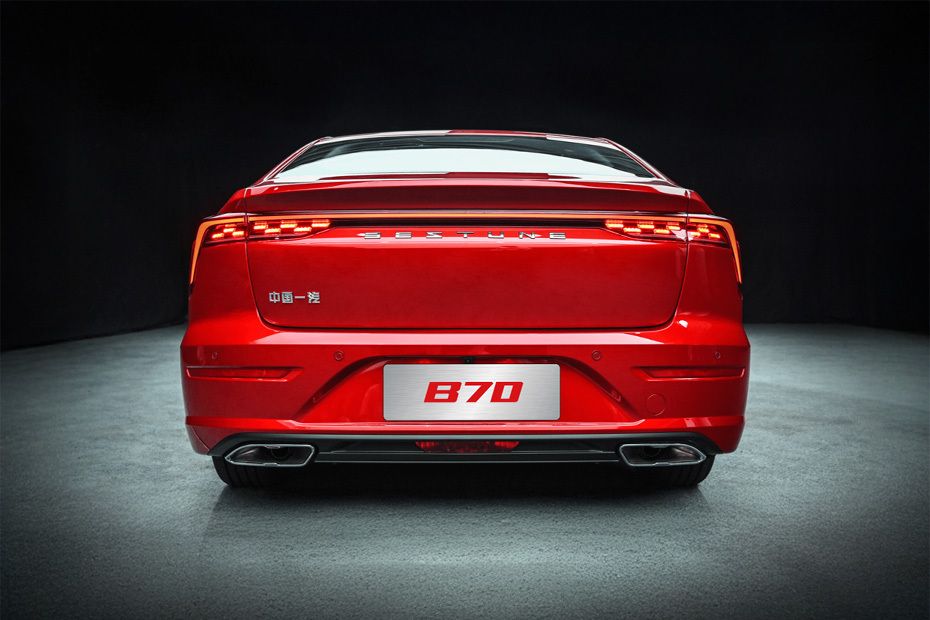 Full Rear View of Bestune B70S Full Rear View of Bestune B70S