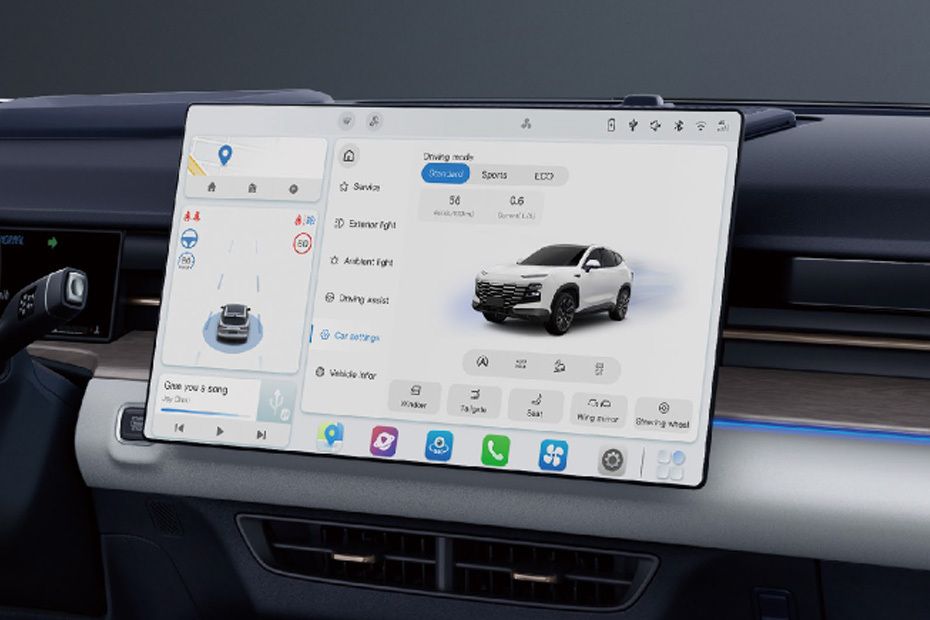 Dashing touch screen Dashing touch screen