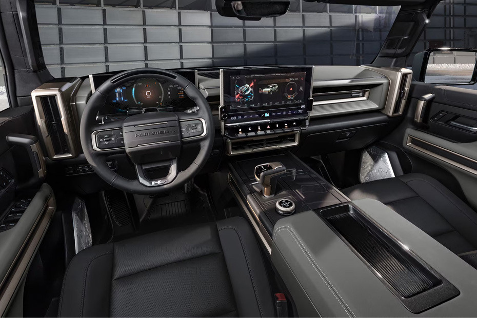 Dashboard View of Hummer EV Pickup Dashboard View of Hummer EV Pickup