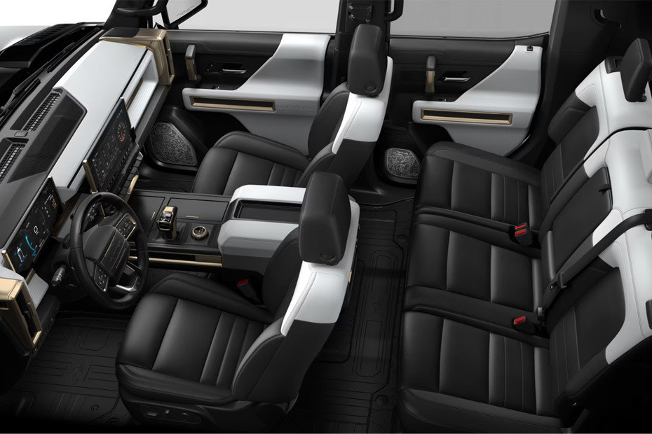 GMC Hummer EV Pickup Front And Rear Seats Together GMC Hummer EV Pickup Front And Rear Seats Together