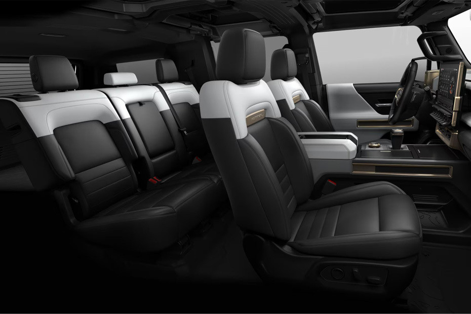 GMC Hummer EV Pickup Front And Rear Seats Together GMC Hummer EV Pickup Front And Rear Seats Together