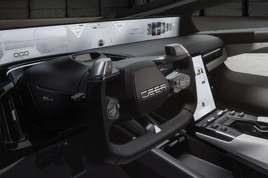 Dashboard View of Exobot Sedan