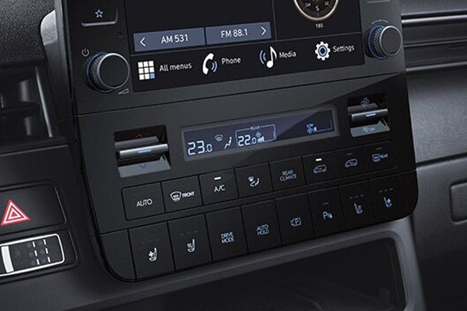 Front AC Controls of Hyundai Staria Front AC Controls of Hyundai Staria