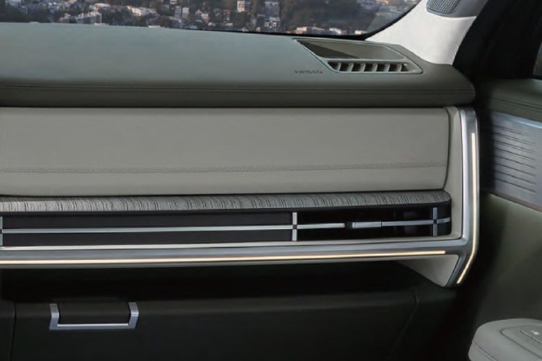 Side AC Controls of Hyundai Santa Fe