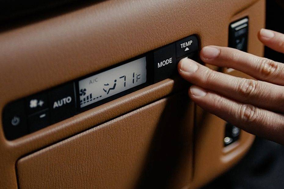 QX80 (2022-2024) Rear AC Controls QX80 (2022-2024) Rear AC Controls