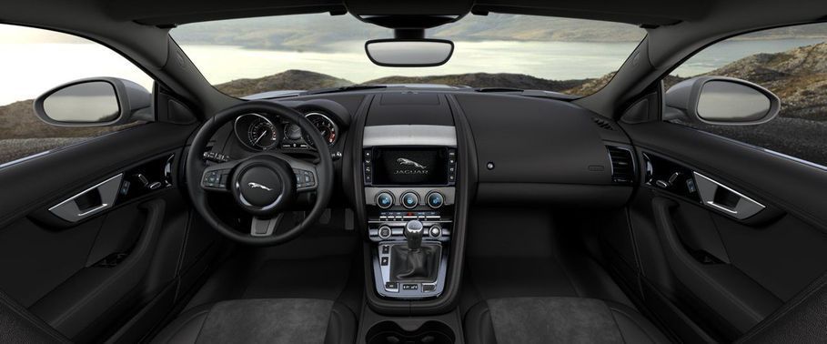 Dashboard View of F Type S Coupe Dashboard View of F Type S Coupe
