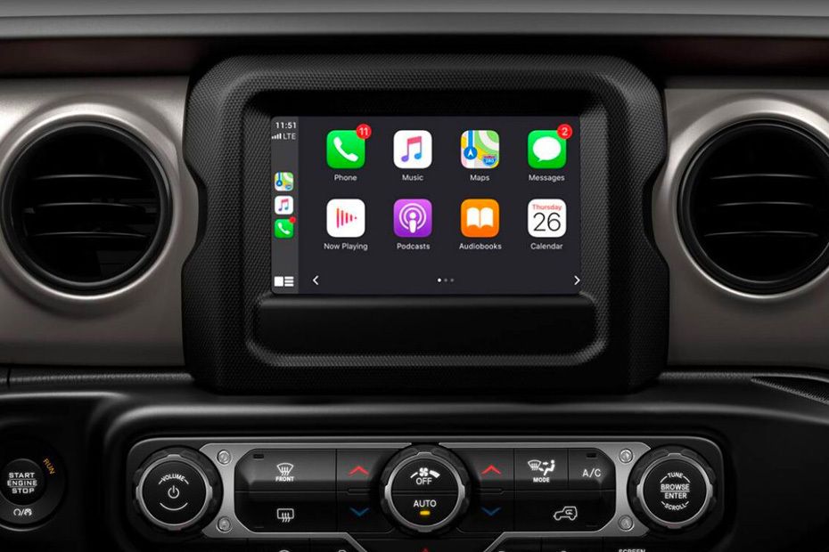 Front AC Controls of جيب جلادياتور Front AC Controls of جيب جلادياتور