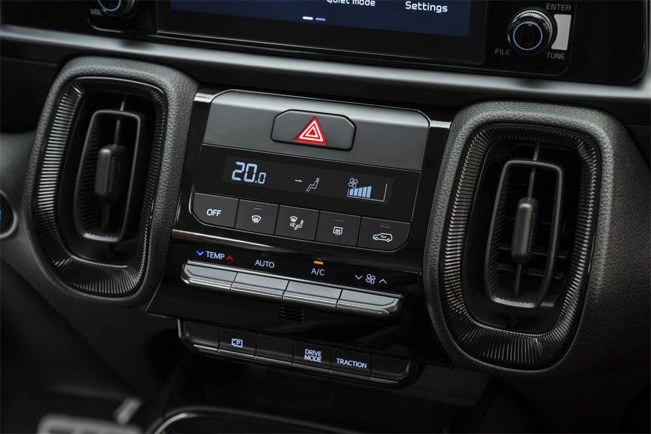 Front AC Controls of KIA Sonet Front AC Controls of KIA Sonet