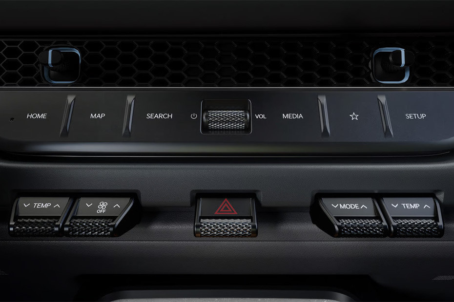 Front AC Controls of KIA Tasman Front AC Controls of KIA Tasman