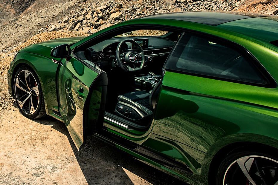 Audi RS 5 Coupe Driver's Side View Door Open Audi RS 5 Coupe Driver's Side View Door Open