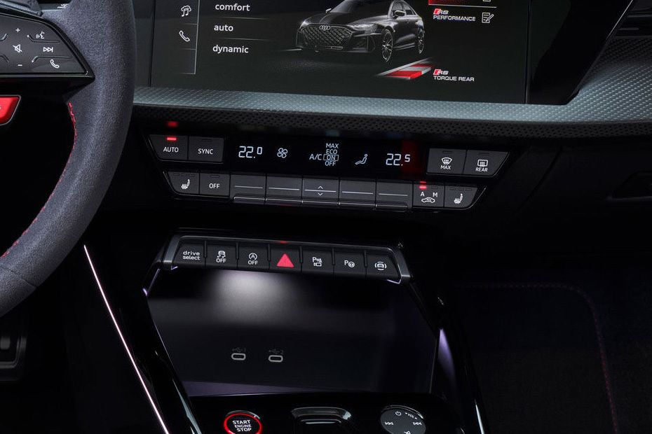 Front AC Controls of أودي RS3 Front AC Controls of أودي RS3
