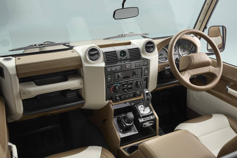Dashboard View of Classic Defender Dashboard View of Classic Defender