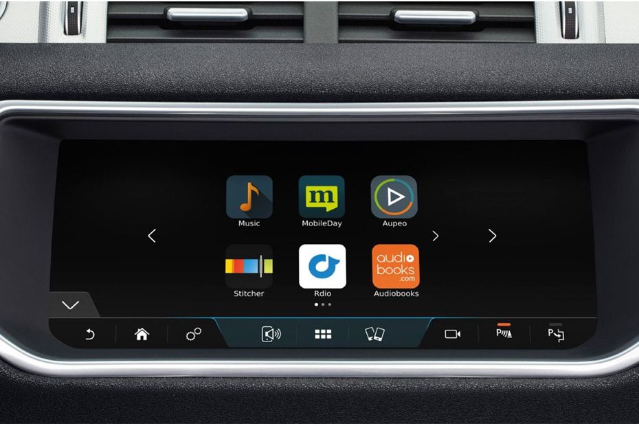 Range Rover Evoque Convertible touch screen Range Rover Evoque Convertible touch screen