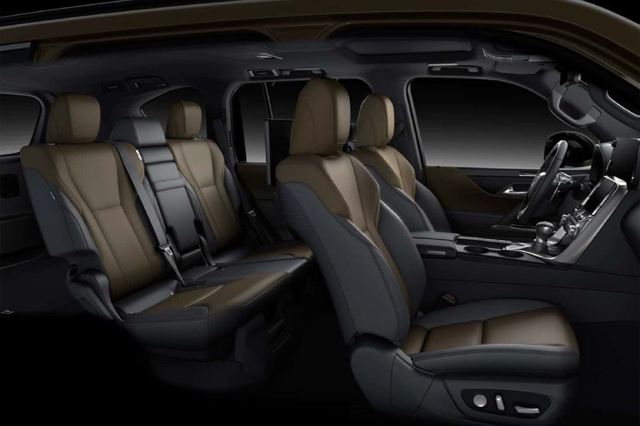 Lexus LX 700H Front And Rear Seats Together Lexus LX 700H Front And Rear Seats Together